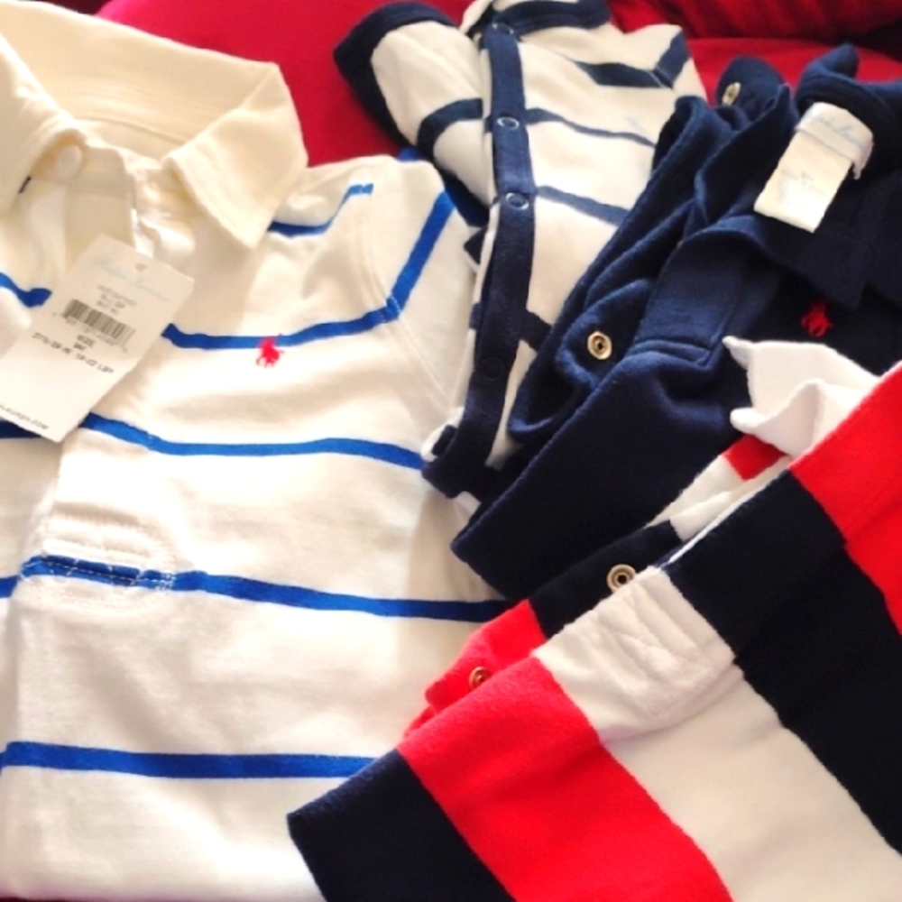 Infants Ralph Lauren Sleepers Lot 9m